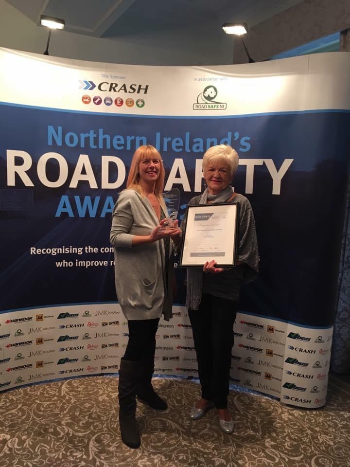 Bailies Auto Refinishers Receiving Road Safety Award