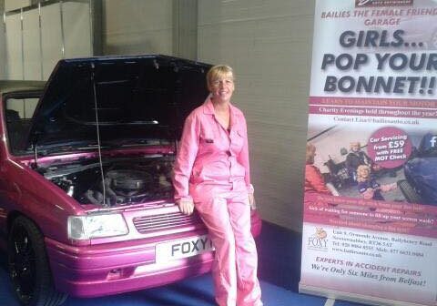 13103262_10153637951157993_8545284487987454042_n Lisa Bailies Auto Refinishers with Foxy Demo Car